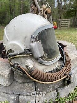Helmet GSh-6 USSR Soviet High Altitude Flight Space Helmet MIG Pilots Air Force