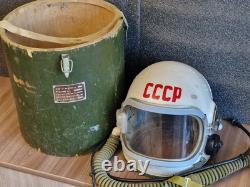 Helmet GSh-6A USSR Soviet High Altitude Flight Space MIG Pilot Russian Air Force