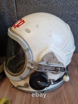 Helmet GSh-6A USSR Soviet High Altitude Flight Space MIG Pilot Russian Air Force