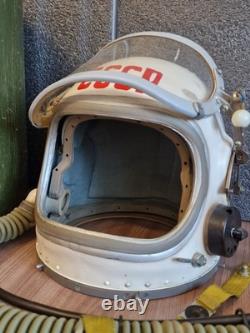 Helmet GSh-6A USSR Soviet High Altitude Flight Space MIG Pilot Russian Air Force