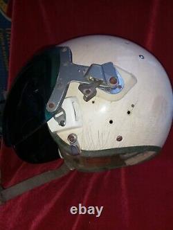 Helmet of a military pilot ZSh5. USSR Air Force. During the Vietnam War