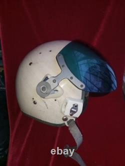 Helmet of a military pilot ZSh5. USSR Air Force. During the Vietnam War