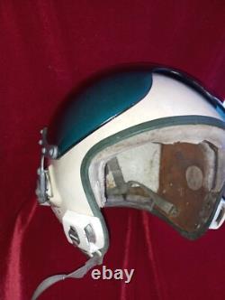 Helmet of a military pilot ZSh5. USSR Air Force. During the Vietnam War