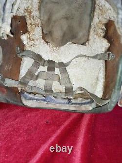 Helmet of a military pilot ZSh5. USSR Air Force. During the Vietnam War