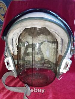 Helmet of a military pilot ZSh5. USSR Air Force. During the Vietnam War