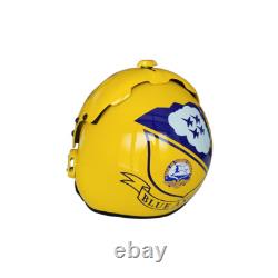 Hgu-33 Blue Angels Flight Fighter Pilot Helmet Movie Prop + Green Bag Full Set