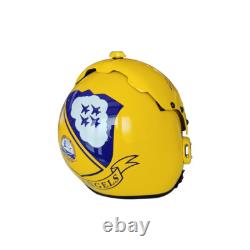 Hgu-33 Blue Angels Flight Fighter Pilot Helmet Movie Prop + Green Bag Full Set