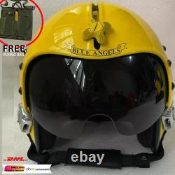 Hgu-33 Blue Angels New Version Pilot Flight Helmet+badge+bag