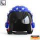Hgu-33 Custom Flight Pilot Helmet American Flag + Badge