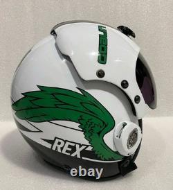 Hgu-33 Custom Goblin Flight Pilot Helmet +badge