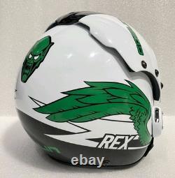 Hgu-33 Custom Goblin Flight Pilot Helmet +badge