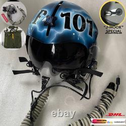 Hgu-33 Flight Pilot Helmet Gream Reapers +mbu-12 Oxygen Mask Grey(repro)+bag