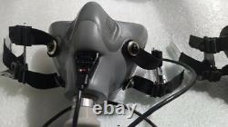 Hgu-33 Flight Pilot Helmet Gream Reapers +mbu-12 Oxygen Mask Grey(repro)+bag