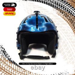 Hgu-33 Grim Reapers Blue V. 2 Flight Fighter Pilot Helmet Movie Prop