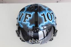 Hgu-33 Grim Reapers Flight Fighter Pilot Helmet Movie Prop + Pin