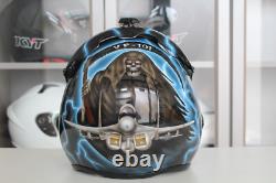 Hgu-33 Grim Reapers Flight Fighter Pilot Helmet Movie Prop + Pin