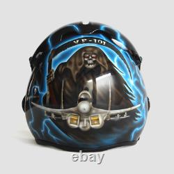 Hgu-33 Grim Reapers Flight Helmet Movie Prop Pilot Naval Aviator Usn Navy