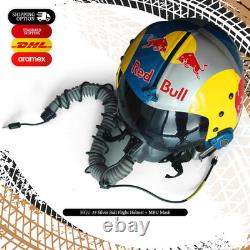 Hgu-33 Silver Bull Flight Fighter Pilot Helmet + Mbu Mask Oxygen Movie Prop Hgu-33 Silver Bull Flight Fighter Pilot Helmet + Mbu Mask Oxygen Movie Prop