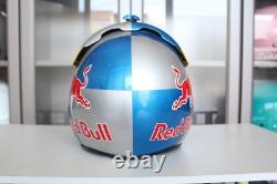 Hgu-33 Silver Bull Flight Fighter Pilot Helmet Movie Prop + Green Bag