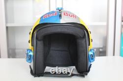 Hgu-33 Silver Bull Flight Fighter Pilot Helmet Movie Prop + Pin