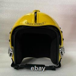 Hgu-33 Size Xl-xxl Blue Angels New Version Pilot Flight Helmet+bag