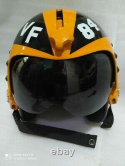 Hgu 33 Style Topgun Jolly Roger Flight Helmet / Aviator Fighter Pilot