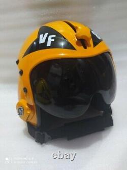 Hgu 33 Style Topgun Jolly Roger Flight Helmet / Aviator Fighter Pilot Prop