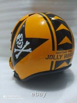 Hgu 33 Style Topgun Jolly Roger Flight Helmet / Aviator Fighter Pilot Prop