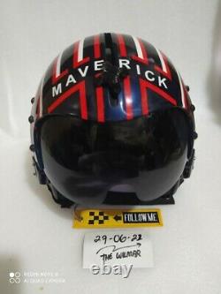 Hgu 33 Style Topgun Maverick Flight Helmet / Aviator Fighter Pilot Repro