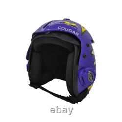Hgu-33 Top Gun Cougar Flight Fighter Pilot Helmet + Pin