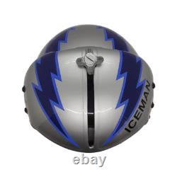 Hgu-33 Top Gun Iceman Flight Fighter Pilot Helmet Prop + Green Bag Full Set