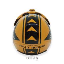 Hgu-33 Top Gun Jolly Rogers V. 2 Flight Fighter Pilot Helmet Prop + Green Bag