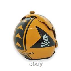 Hgu-33 Top Gun Jolly Rogers V. 2 Flight Pilot Helmet Prop + Green Bag Full Set