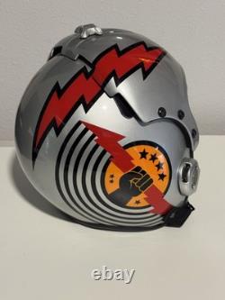 Hgu-33 Top Gun Slider Flight Helmet Movie Prop Pilot Naval Aviator Usn Navy