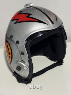 Hgu-33 Top Gun Slider Flight Helmet Movie Prop Pilot Naval Aviator Usn Navy