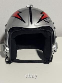 Hgu-33 Top Gun Slider Flight Helmet Movie Prop Pilot Naval Aviator Usn Navy