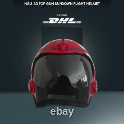 Hgu-33 Top Gun Sundown Fighter Pilot Flight Helmet Movie Prop Usn