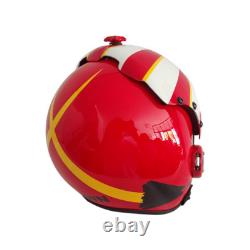 Hgu-33 Top Gun Sundown Flight Fighter Pilot Helmet Movie Prop + Pin
