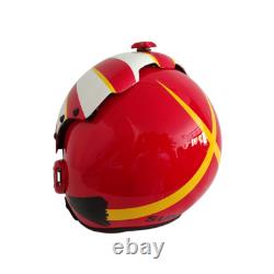 Hgu-33 Top Gun Sundown Flight Fighter Pilot Helmet Movie Prop + Pin