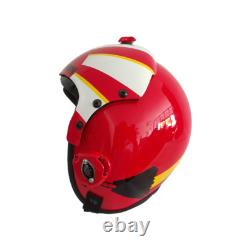 Hgu-33 Top Gun Sundown Flight Fighter Pilot Helmet Movie Prop + Pin