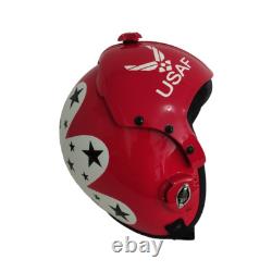 Hgu-33 Top Gun Thunderbirds Fighter Pilot Flight Helmet Movie Prop + Pin