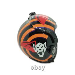 Hgu-33 Top Gun Viper Flight Fighter Pilot Helmet Movie Prop + Green Bag