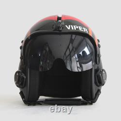 Hgu-33 Top Gun Viper Flight Helmet Movie Prop Pilot Naval Aviator Usn Navy