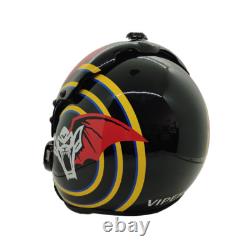 Hgu-33 Top Gun Viper V2 Flight Fighter Pilot Helmet Movie Prop + T-shirt