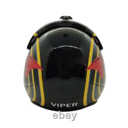 Hgu-33 Top Gun Viper V2 Flight Fighter Pilot Helmet Prop + Green Bag Full Set