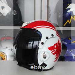 Hgu-33 Top Gun Wolfpack Flight Fighter Pilot Helmet Movie Prop + Green Bag