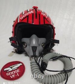 Hgu-33 Top Gungoose. Naval Aviator, Pilot Flight Helmet+oxygen Mask (repro)