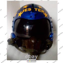 Hgu-33 Top Gunjester Flight Helmet Naval Aviator (oxygen Mask Not Include)