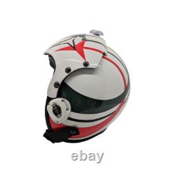 Hgu-33 Tricolori Flight Fighter Pilot Helmet Movie Prop + Green Bag