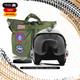 Hgu-33 Tricolori Flight Fighter Pilot Helmet Movie Prop + Green Bag Full Set